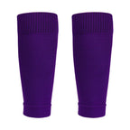 Loogdeel 1 Pair Football Socks Soccer Leg Brace Sleeves Breathable Sport Sock Adult Kids Shin Guards Calf Protection Leg Cover