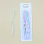 6/12/48pcs/1case Birthday Candles Spiral Cake Candles  Long Thin Cake Candles For Wedding Party And Cake Decoration