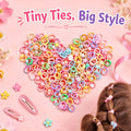 30Pcs Soft Elastic Hair Ties Elastic Bands With Fun Animal Fruit Patterns Perfect For Kids Daily Hair Care
