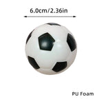 Football Boy Cake Topper Soccer Player Doll Decor for Birthday Party Sports Theme Childrens Celebration Supplies Cupcake Decor