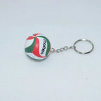 Leather Football Keychain New Exquisite Key Chain Souvenir Decoration Toy Keyring Ring School Reward for Kid Pendant Accessory