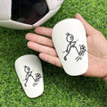 Loogdeel Mini Shin Pads Wear-resistant Shock Absorbing Soccer Leg Protector Football Training Shin Guards Soccer Training
