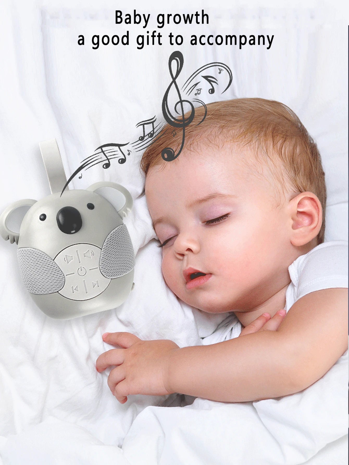 Baby White Noise & Lullaby Sound Machine,Baby Sound Machine,Portable Baby Soother, Stroll & Go, Owl,Portable White Noise Machine