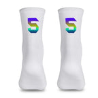 WEST BIKING Professional Cycling Breathable Socks Bicycle Racing Compression Socks Men Soccer Basketball Sports Reflective Socks