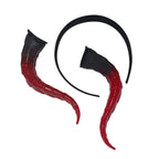 Demon Horns Headpiece Cosplay Animal Antelope Cow Devil Headwear Halloween Headdress Carnival Party Costumes Props Gifts