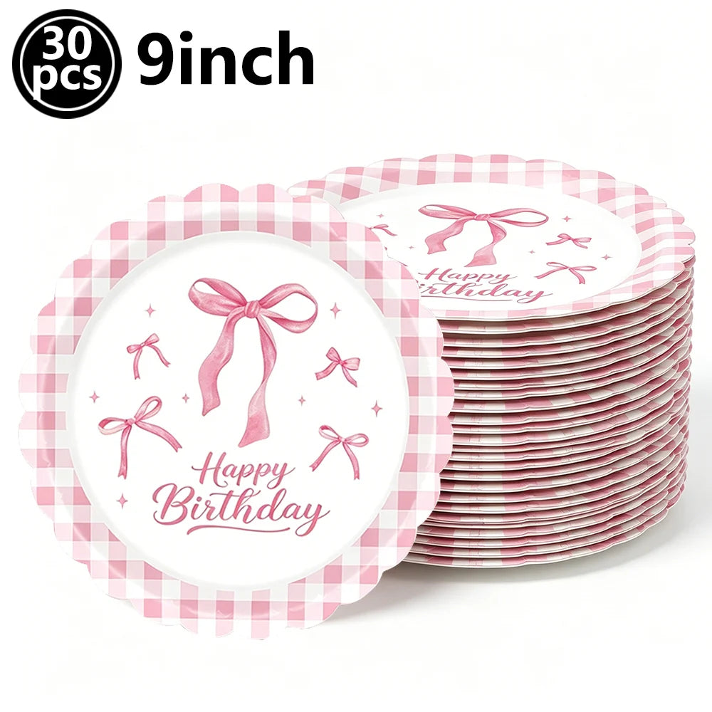 Pink Bow Cupcake Liners Coquette Bow Cupcake Wrappers Baking Cups for Baby Shower Wedding Bridal Showers Birthday Party Decors