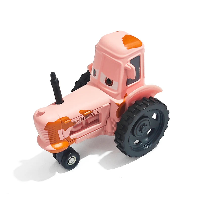 Cartoon Pixar Cars Tractors 1/55 Metal Die Casting Model Car Alloy Material Anime Figure Collectibles Racing Toys Birthday Gifts