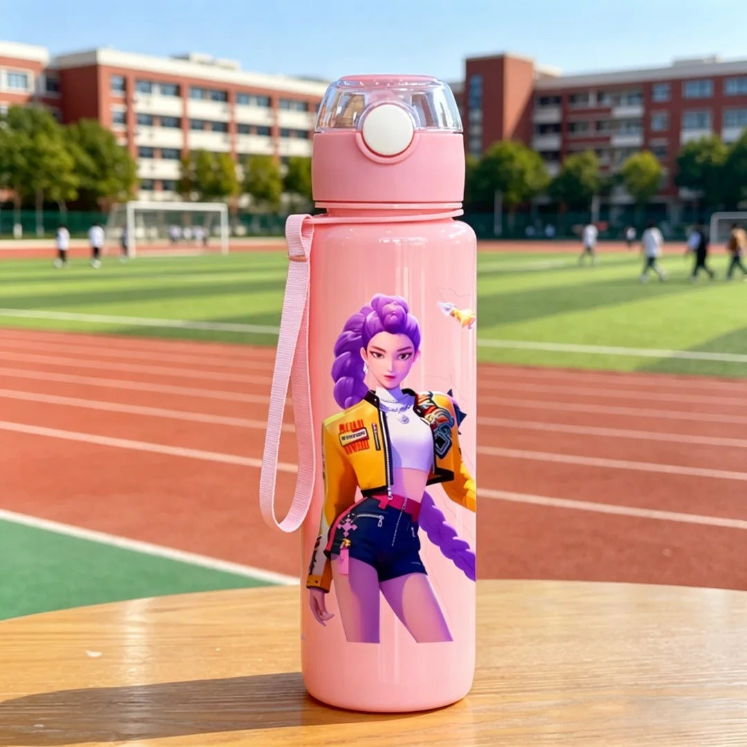 Large Capacity Sports Water Bottle, 3D Textured Design for Gym, Running & Cycling-PVC-Free,High-Quality PC Carry Strap Birthday