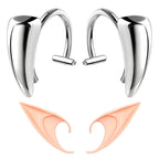 1pair Cosplay Fairy Elf Ears Soft Pointed Tips Anime Party Dress Up Costume Masquerade Accessories For Halloween Christmas Party