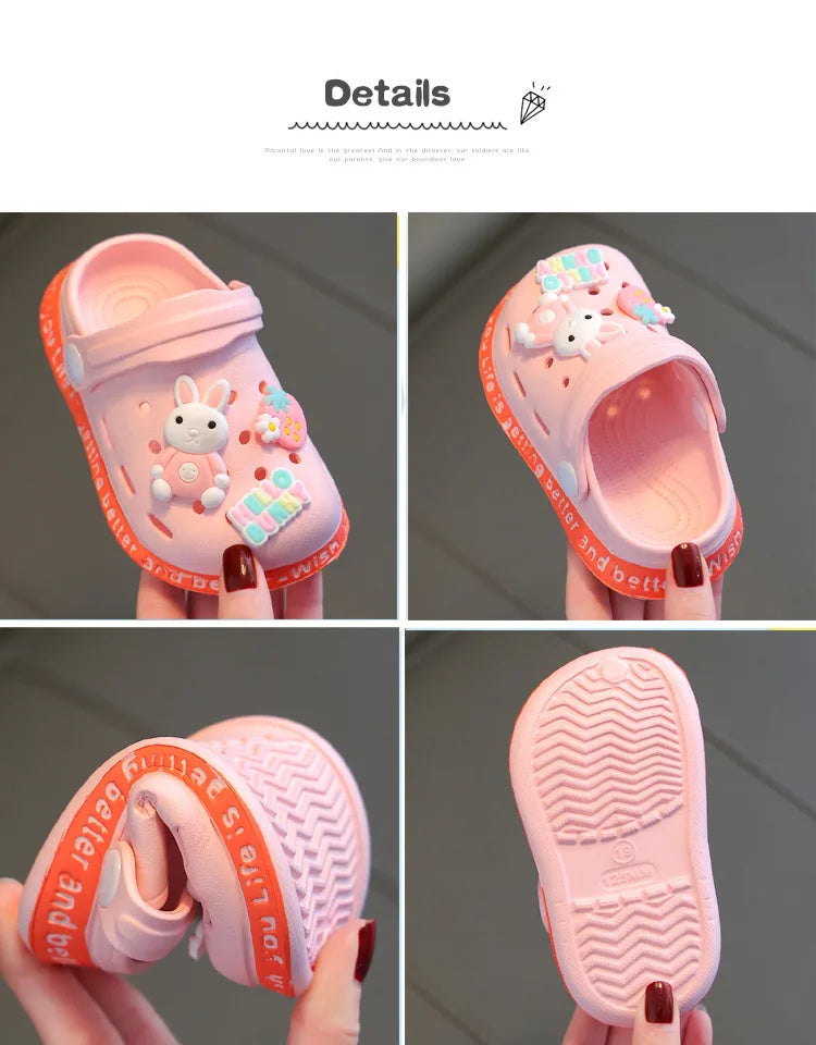 Kids Cartoon Summer Sandals Soft Garden Shoes for Children