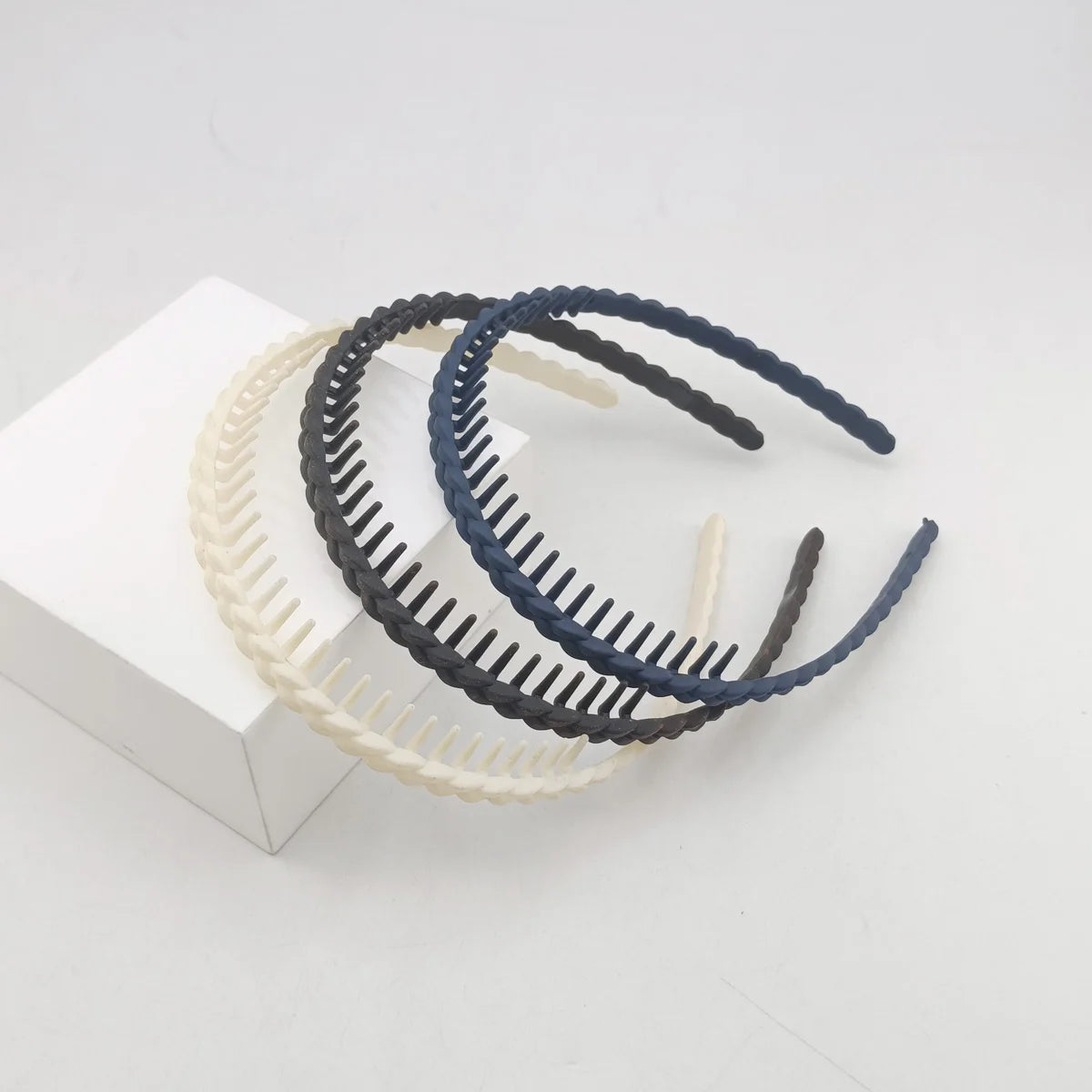 1/2/3pcs Hair Clip Frosted Color Headband Women's Non-slip Band Teeth Simple Pressure Headband Face Headband Hair Accessories
