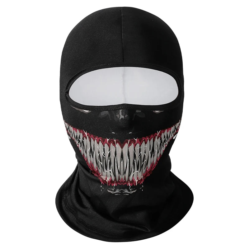 Cycling Mask Skull Quick-drying Sunscreen Balaclava Men's Motorcycle Elastic Helmet Lined Ghost Full Face Windproof Headgear