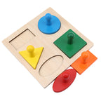 Montessori Puzzle Toys Wooden Geometric Sorting Game