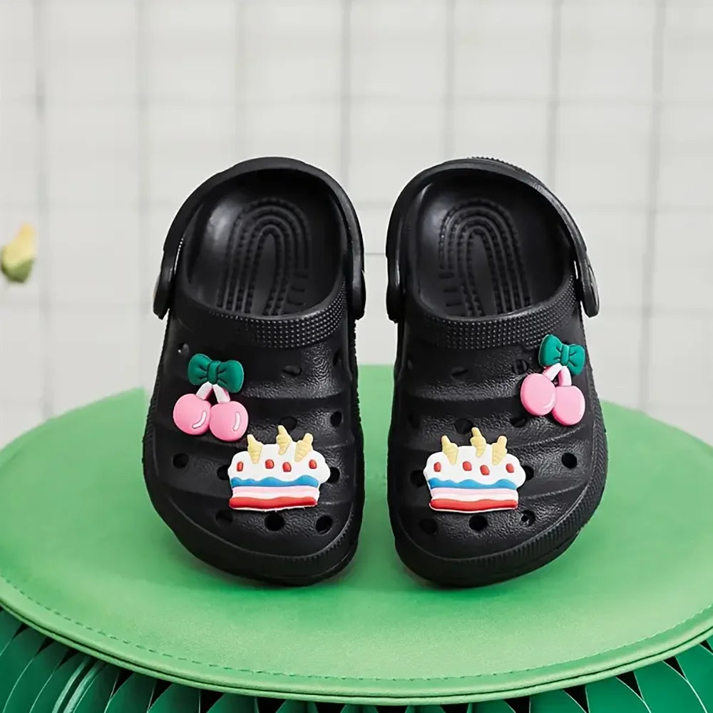 Kids DIY Cartoon Sandals Breathable Summer Slippers for Children