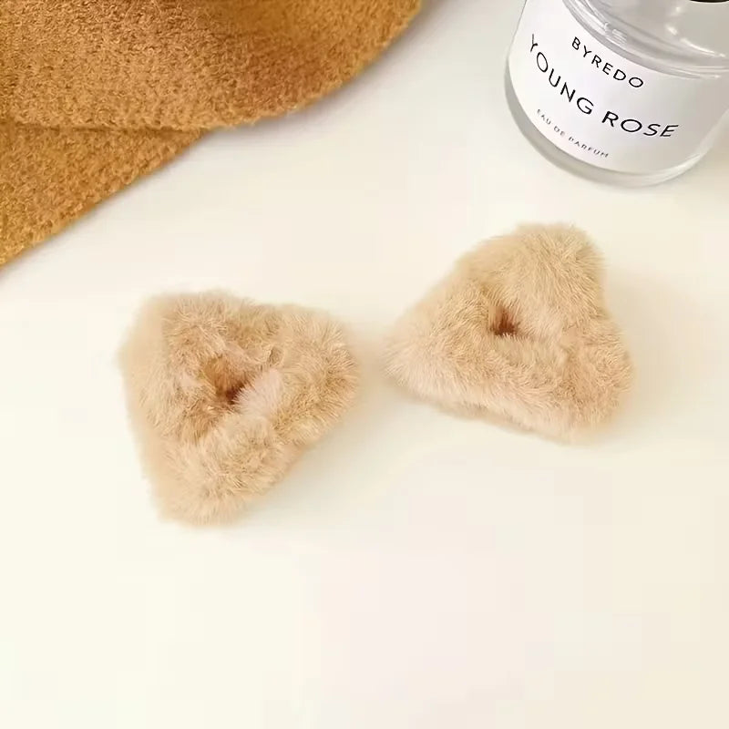 Cute Plush Cat Ear Clips for Women | Adorable Fluffy Hair Accessory for Bangs and Ponytails | Playful Design for Any Occasion