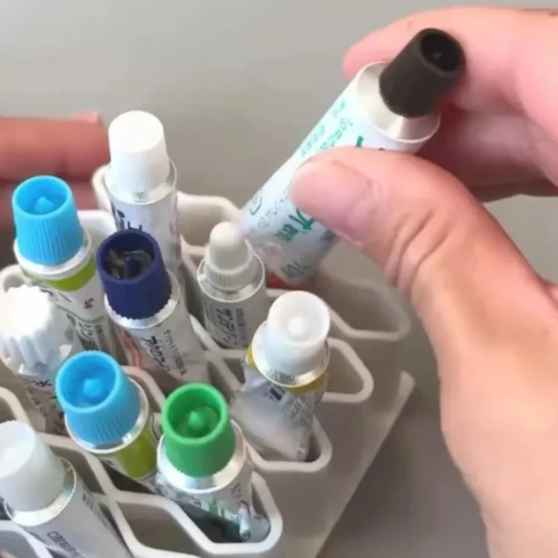 Multi Purpose Pen Holder with Desktop Storage Compartments