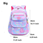 Children Girl Backpack Waterproof Pink School Bag for Kids Comfort