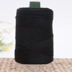 Summer Crochet Yarn Ice Rope 3mm Thread For Hand Knitting Bag Sun Hats Shoes Woven DIY Hook Cushion Silk Medium Thick About 200m