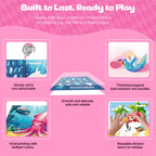 1/2PCS CutteeyFyry Sticker Book By Number Unicorn Stickers Paint Book For Kids Paint by Number Sticker Book Keep Kids Busy