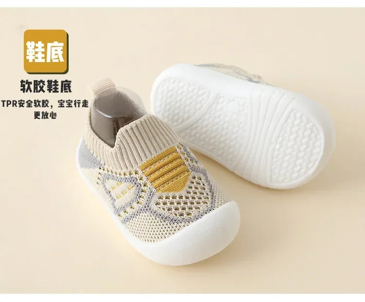 Baby Anti Slip Mesh Shoes Soft Sole Crib Walking Socks