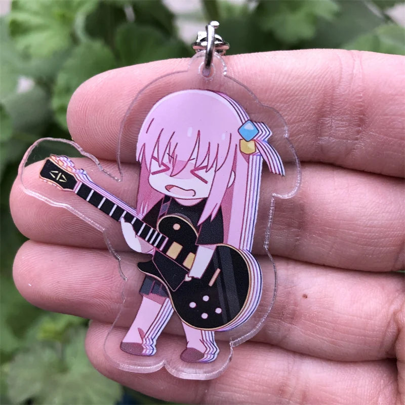 BOCCHI THE ROCK Anime Cosplay Keychain Badge Accessories Gotoh Hitori Yamada Ryo Cosplay Christmas Halloween Pendant Prop Gift