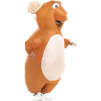 Inflatable Mouse Costume for Adult Blow Up Mouse Rat Cosplay Costume Funny Halloween Party Carnival Cosplay Costume Suit