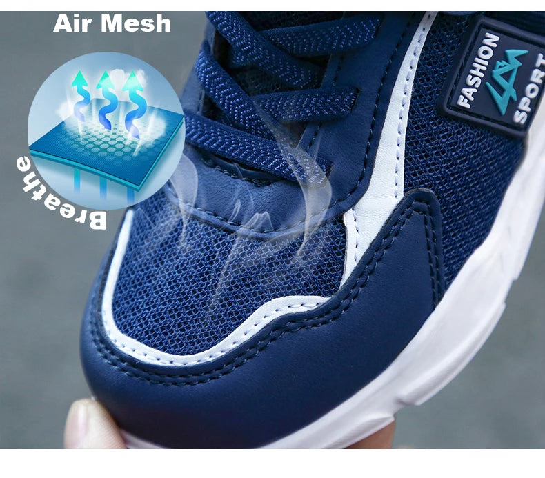 Kids Sneakers Breathable Sports Shoes for School and Play