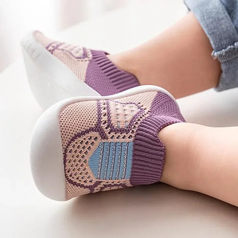 Baby Anti Slip Mesh Shoes Soft Sole Crib Walking Socks