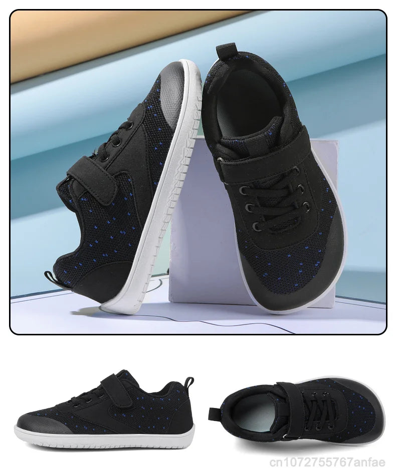 Kids Wide Barefoot Shoes Minimalist Sneakers for Growing Feet