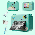 Kids Camera Digital Children Camera 1080P HD Mini Thermal Printer Video Recorder with Instant Print Photo Festive Gift for Kids