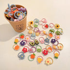 Baby thumb hair circle children's rubber band lovely girl's hair accessories tie hair rubber band does not hurt hair and has
