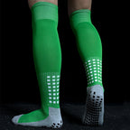 Sports Training Long Football Socks Men's Non-Slip Soccer Socks Breathable Knee High Towel Bottom Stockings For Cycling Hiking