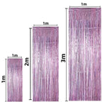 Gold Foil Curtain Fringe Pink For Backdrop Party Back Drop Photo Booth Wedding Graduations Birthday Christmas Event