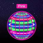 Floating Magic UFO Flying Ball LED Dazzling Lights Automatic Spinning Flying Machine Outdoor Sports Toy Birthday Gift