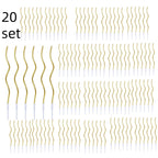 6/12/48pcs/1case Birthday Candles Spiral Cake Candles  Long Thin Cake Candles For Wedding Party And Cake Decoration