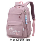 Girl School Bag Backpack Back Pack For Teenager Women Children Female Pink Schoolbag Primary High Bagpack Class Teens Child Kids