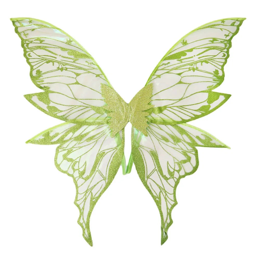 Magical Adults Fairy Wings Girls Sparkling Angel Wings  Costume Wings for Halloween Costume Dress up Party Favor Christmas Gift