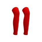 Loogdeel Adult Leg Warmers Elastic Soccer Shin Guard Calf Socks Over Knee Men Sports Compression Protection Long Sleeve Training