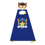 Anime Dog Patrol Cape Kids Cloak Eye Mask Marshall Chase Skye Zuma Rubble Rocky Cloak Children Cosplay Costume Halloween Costume