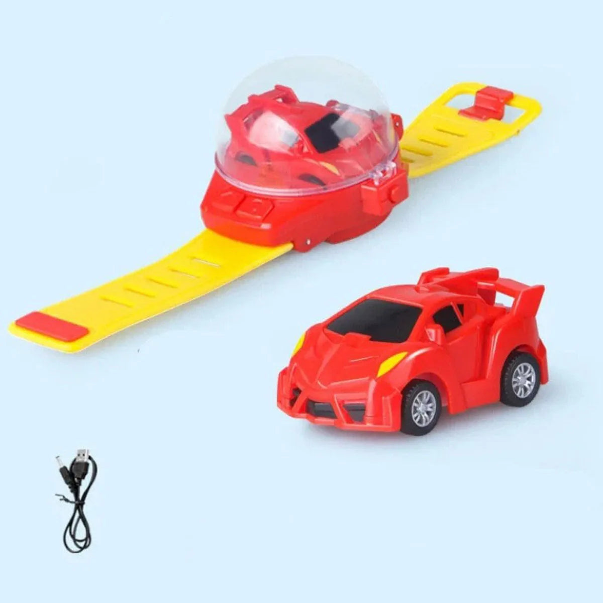 Mini Remote Control Car Watch Toy – 2.4GHz USB Charging RC Car