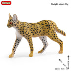 Oenux Simualtion Cute Forest Wild Animals Action Figures Owl Pangolin Manatee Rabbit Model Miniature Cake Toppers Kids Gift Toy