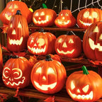 1Pc Decorative Pumpkin Halloween Props Lantern Decor Pumpkin Decoration Pumpkin Light Outdoor Halloween Decorationsation