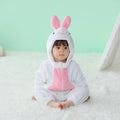 Newborn Baby Romper Infant Long Sleeve Clothes Kigurumi Cute Rabbit Animal Cartoon Jumpsuit Girls Boys Pajamas Costume Halloween