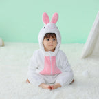Newborn Baby Romper Infant Long Sleeve Clothes Kigurumi Cute Rabbit Animal Cartoon Jumpsuit Girls Boys Pajamas Costume Halloween