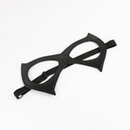 Catwoman Mask Masquerade, Face Cat Kitten Leather Mask for Women Women Girls Cosplay Mask for Halloween Carnival Party
