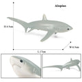 Oenux Ocean Life Animals Whale Dolphin Basking Shark Narwhal Tropical Fish Model Action Figures PVC Education Toy Kids Gift
