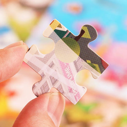 Wooden Tangram Puzzle Montessori Educational Toy Set