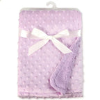Baby Blanket & Swaddling Newborn Thermal Soft Fleece Blanket Winter Solid Bedding Set Cotton Quilt Infant Bedding Swaddle Wrap