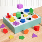 Wooden Geometric Solids Sorting Toy for Kids