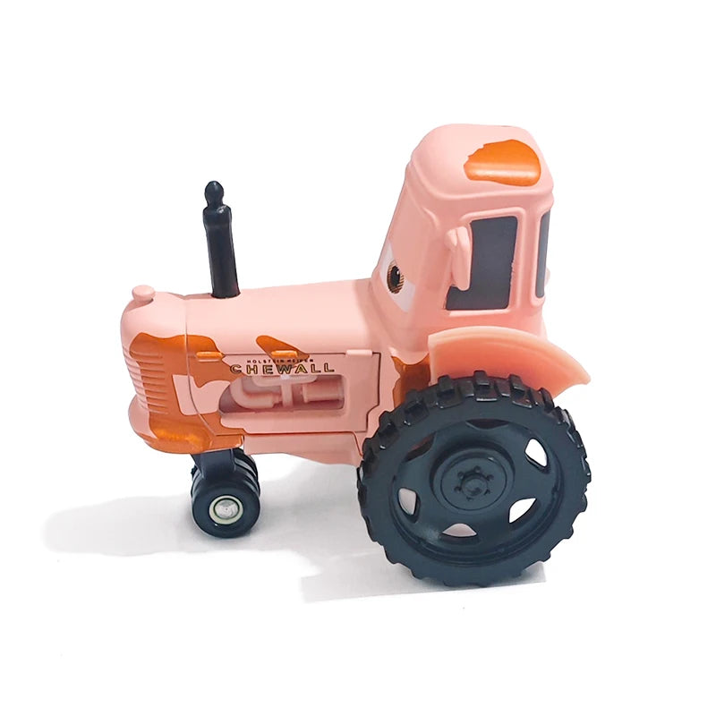 Cartoon Pixar Cars Tractors 1/55 Metal Die Casting Model Car Alloy Material Anime Figure Collectibles Racing Toys Birthday Gifts